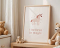 Playroom Ideas | Unicorn Nursery Wall Art | Magical Boho Animal Print wall art print, modern home decor, unframed artwork by Nomad & Nest