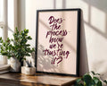 Positive Emotion | Does The Process Know We‘re Trusting It Wall Art | Expressive Typography Quote | Modern Motivational Decor wall art print, modern home decor, unframed artwork by Nomad & Nest