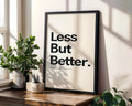 Positive Emotion | Minimalist Typography Art Print | Less But Better Quote wall art print, modern home decor, unframed artwork by Nomad & Nest