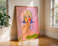 Colorful Woman Portrait Art Print | Modern Fashion Illustration wall art print, modern home decor, unframed artwork by Nomad & Nest