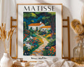 Henri Matisse Print | Mediterranean House  | Vibrant Garden Art wall art print, modern home decor, unframed artwork by Nomad & Nest