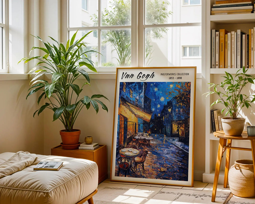 Van Gogh Print | Café Terrace at Night  | Vintage Expressionist Wall Art wall art print, modern home decor, unframed artwork by Nomad & Nest