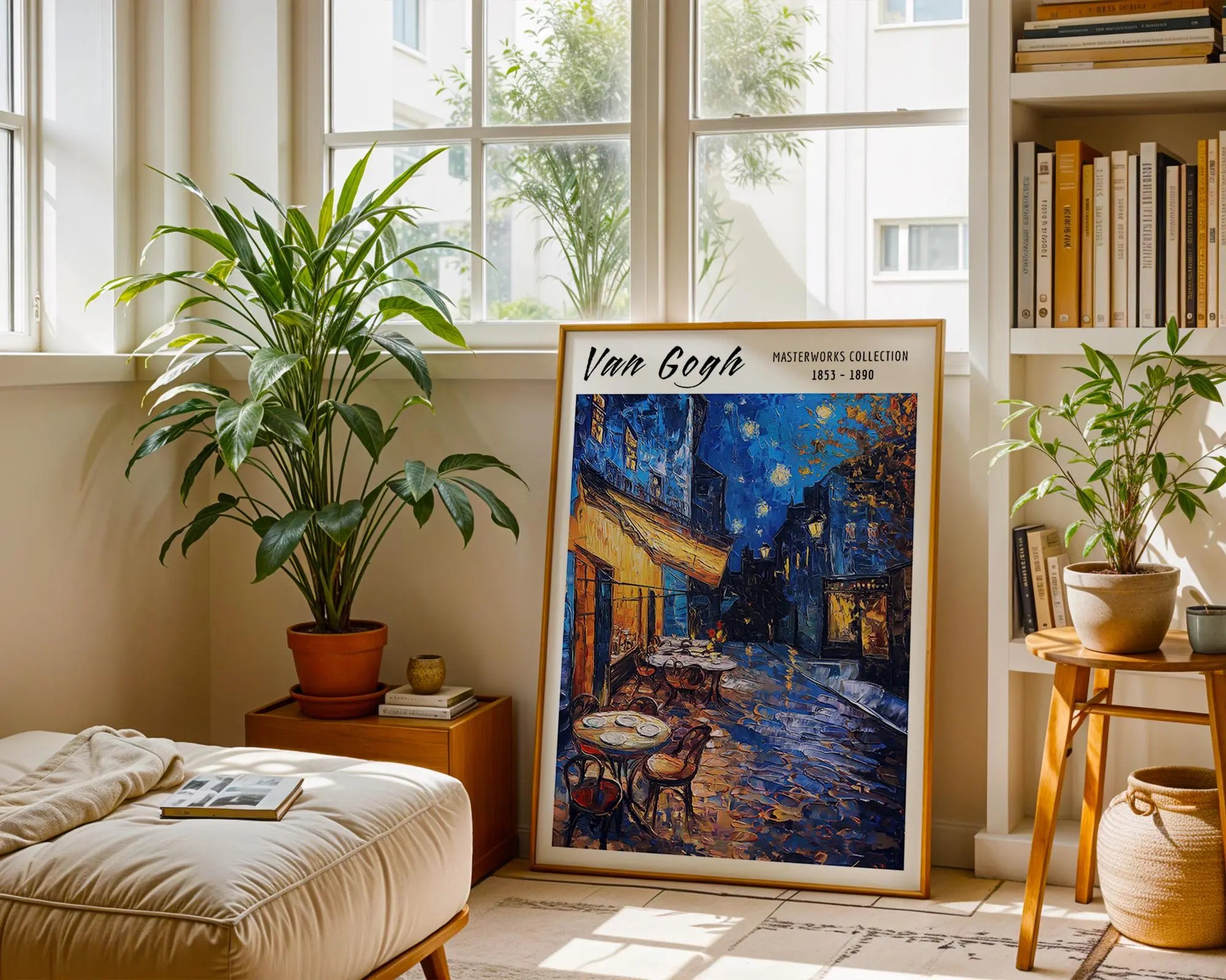 Van Gogh Print | Café Terrace at Night  | Vintage Expressionist Wall Art wall art print, modern home decor, unframed artwork by Nomad & Nest