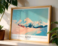 Levi Finland Ski Resort Poster | Nordic Winter Travel Print wall art print, modern home decor, unframed artwork by Nomad & Nest