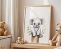 Playroom Ideas | Koala Nursery Wall Art | Australian Animal Baby Decor wall art print, modern home decor, unframed artwork by Nomad & Nest