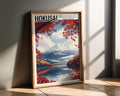 Japanese Poster | Mount Fuji Art Print - Hokusai  Landscape, Autumn Decor wall art print, modern home decor, unframed artwork by Nomad & Nest