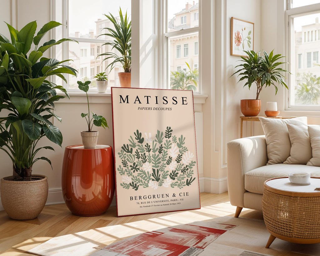 Henri Matisse Print | Inspired Botanical  | Mid Century Modern Wall Art wall art print, modern home decor, unframed artwork by Nomad & Nest