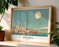 Istanbul Blue Mosque Art Print | Bosphorus Travel Poster wall art print, modern home decor, unframed artwork by Nomad & Nest