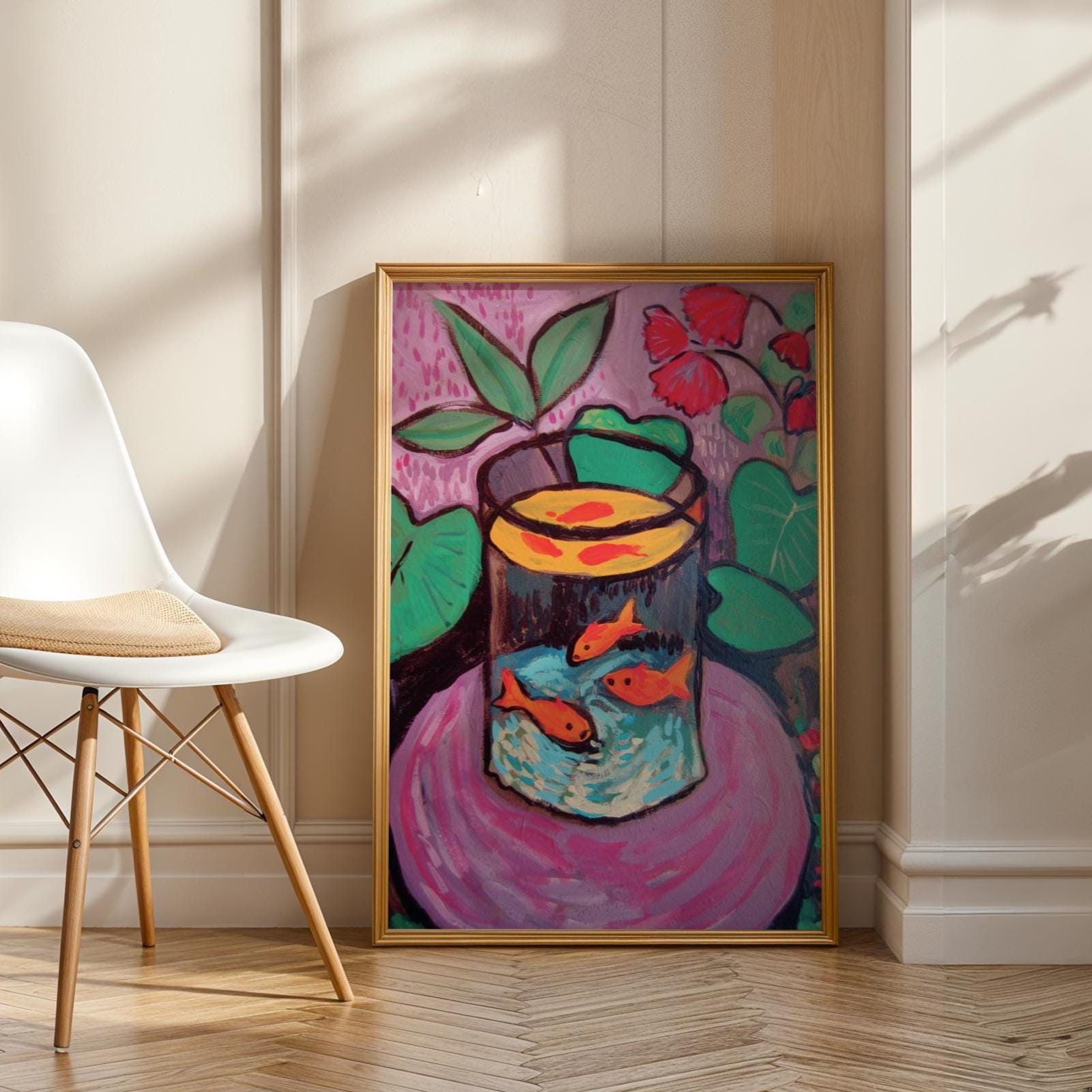 Henri Matisse Print | Goldfish Bowl  | Fauvist Still Life Poster wall art print, modern home decor, unframed artwork by Nomad & Nest