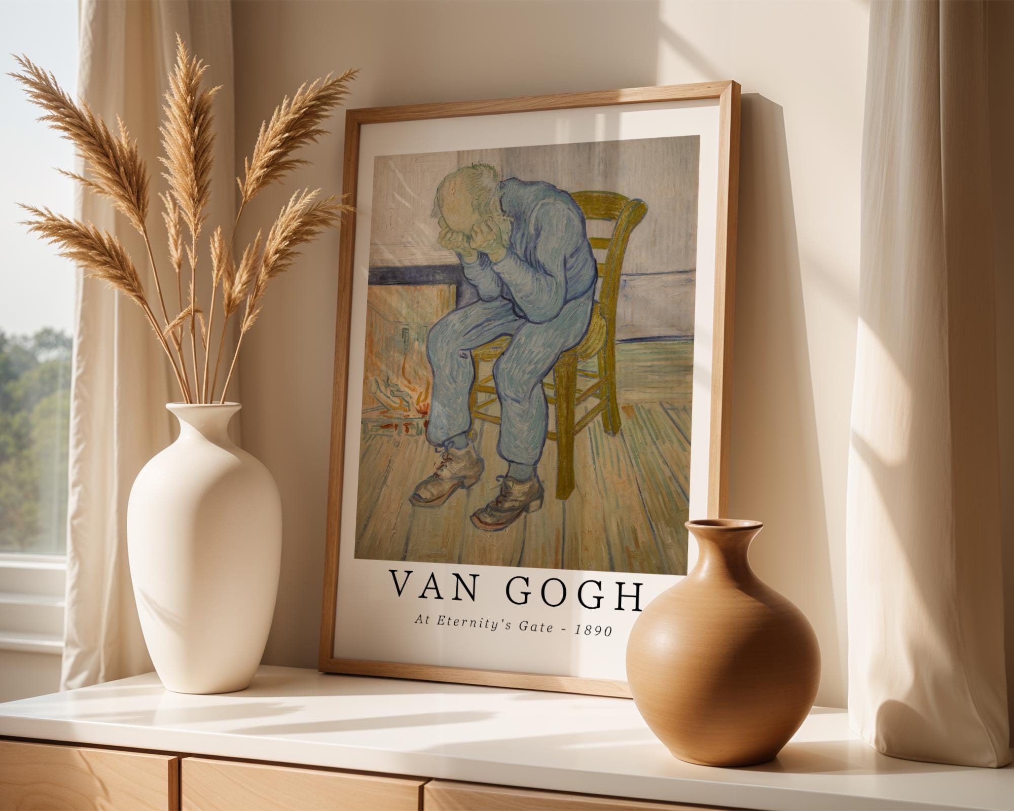 Van Gogh Print | At Eternity’s Gate  - Museum Quality Vintage Art Poster wall art print, modern home decor, unframed artwork by Nomad & Nest