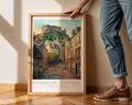 Edinburgh Castle Art Print – Scottish Travel Poster wall art print, modern home decor, unframed artwork by Nomad & Nest