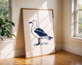 Sea Gull Art Print | Coastal Bird Poster, Modern Wildlife Artwork wall art print, modern home decor, unframed artwork by Nomad & Nest