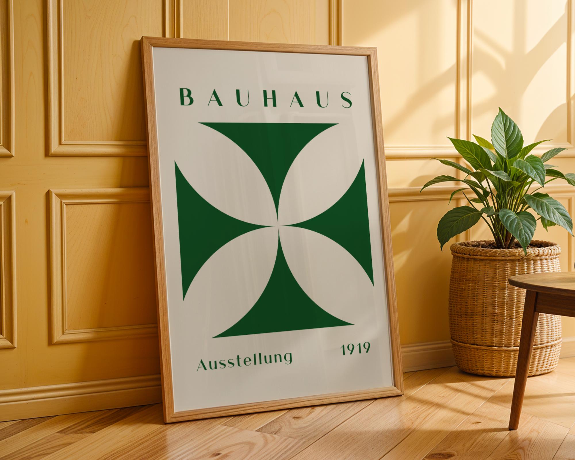 Bauhaus Poster Geometric Art Print | Mid-Century Modern Home Decor wall art print, modern home decor, unframed artwork by Nomad & Nest