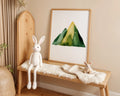 Playroom Ideas | Watercolour Mountain Peaks Nursery Wall Art Nature Print wall art print, modern home decor, unframed artwork by Nomad & Nest
