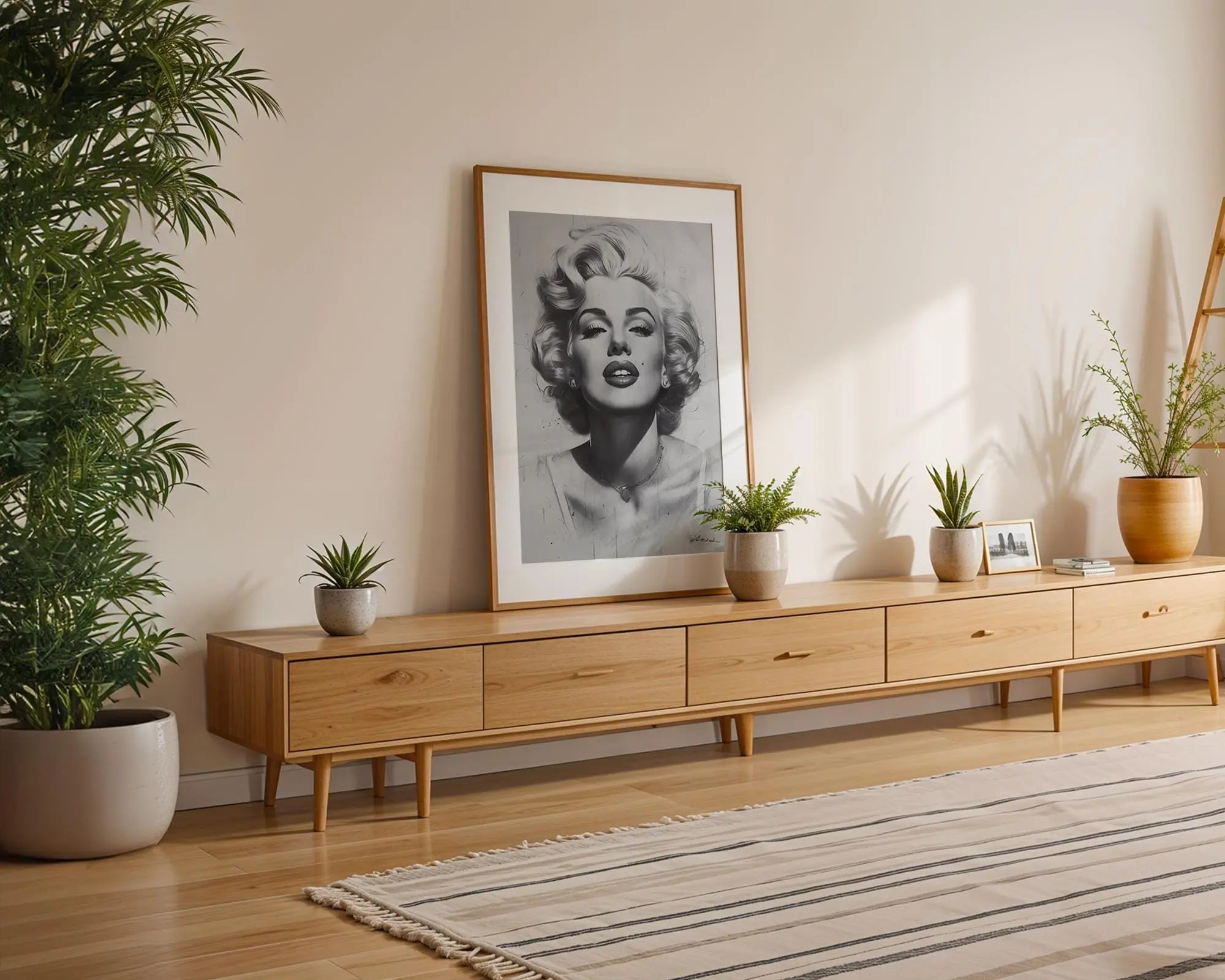 Modern Pop Art | Marilyn Monroe Portrait Print | Glamorous Hollywood Icon, Retro Decor wall art print, modern home decor, unframed artwork by Nomad & Nest