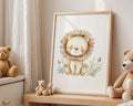 Playroom Ideas | Lion Cub Nursery Wall Art | Neutral Safari Baby Decor wall art print, modern home decor, unframed artwork by Nomad & Nest
