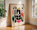 Mid-Century Modern Art Print | Colorful Abstract Geometric Shapes wall art print, modern home decor, unframed artwork by Nomad & Nest