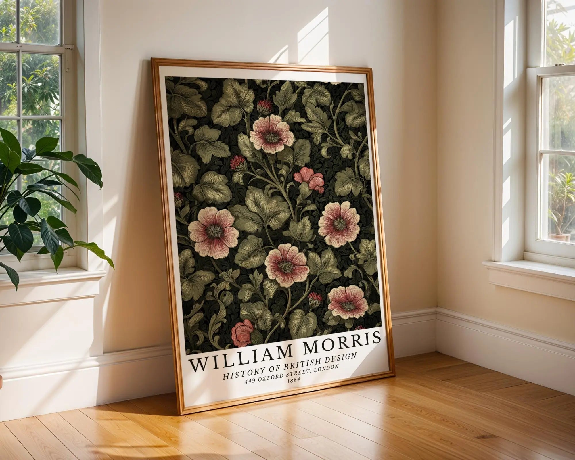 William Morris Print Floral  | Arts and Crafts Botanical Poster wall art print, modern home decor, unframed artwork by Nomad & Nest