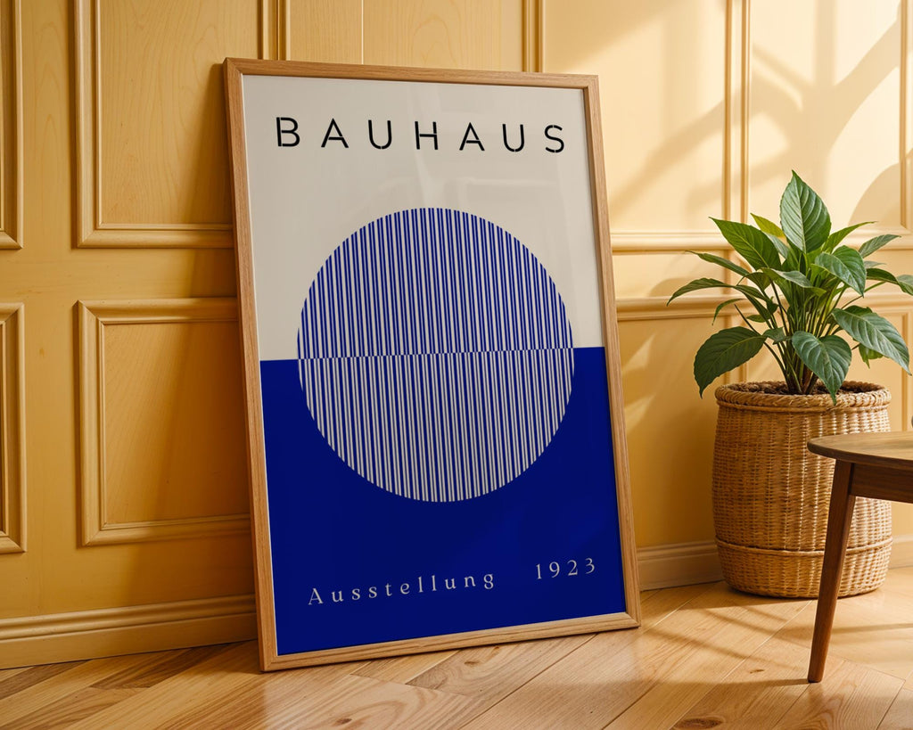 Bauhaus Poster Circle Art Print | Mid-Century Modern Geometric wall art print, modern home decor, unframed artwork by Nomad & Nest
