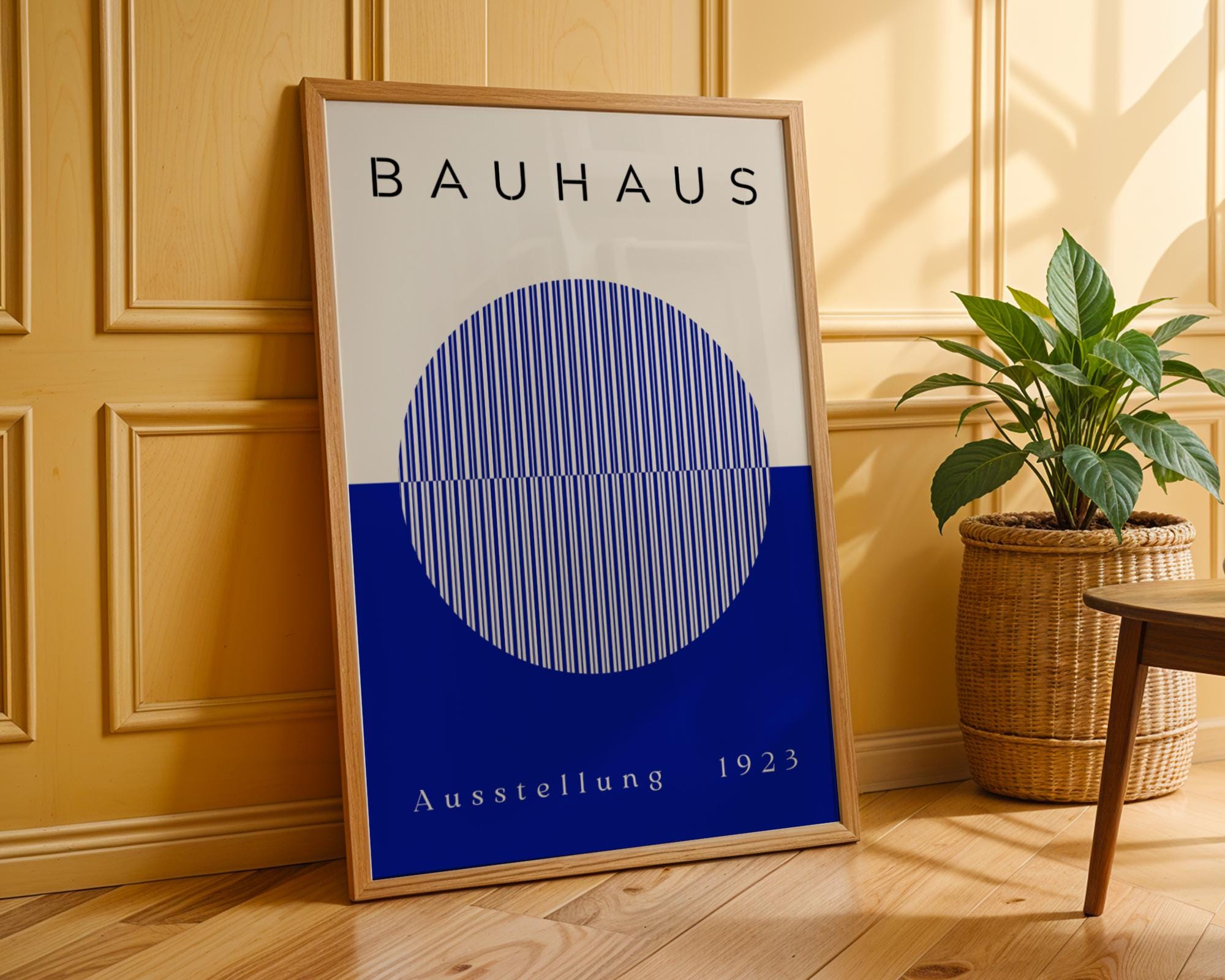 Bauhaus Poster Circle Art Print | Mid-Century Modern Geometric wall art print, modern home decor, unframed artwork by Nomad & Nest