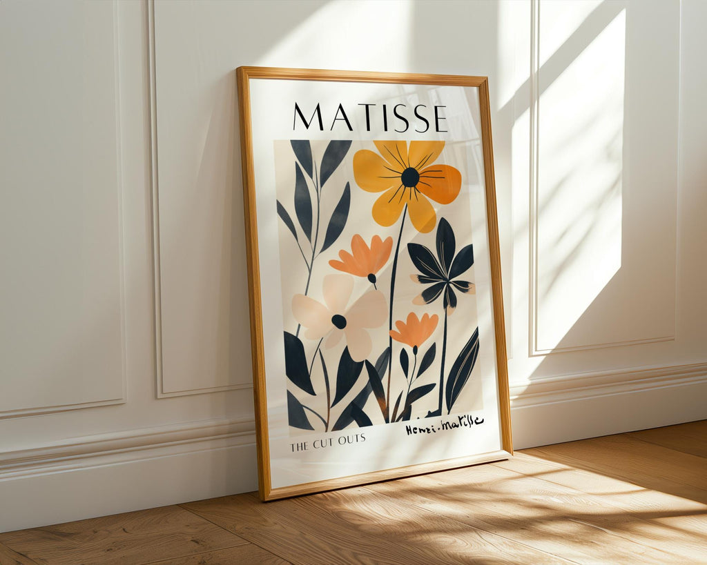 Henri Matisse Print | Inspired Floral  | Abstract Botanical Wall Art wall art print, modern home decor, unframed artwork by Nomad & Nest