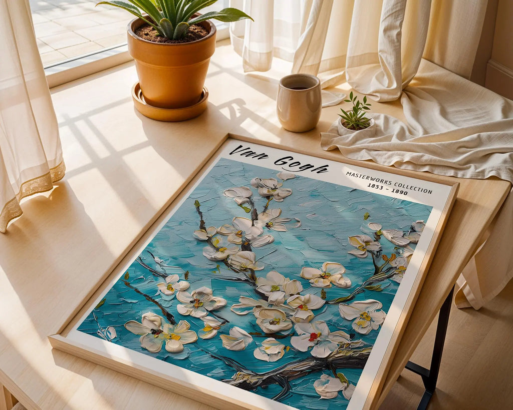 Van Gogh Print | Almond Blossom  | Floral Impressionist Wall Art wall art print, modern home decor, unframed artwork by Nomad & Nest
