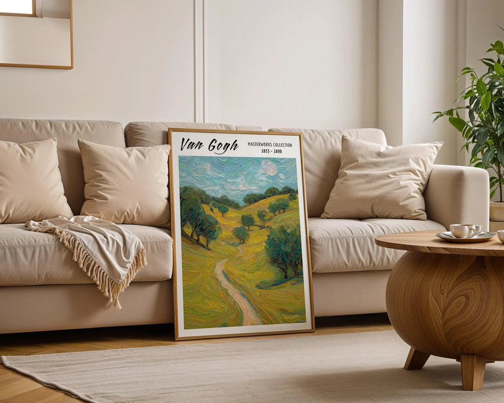 Van Gogh Print | Landscape  | Impressionist Countryside Wall Art wall art print, modern home decor, unframed artwork by Nomad & Nest