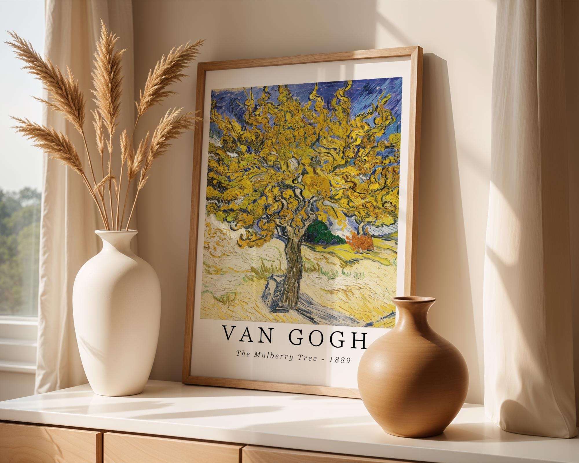 Van Gogh Print | Mulberry Tree  - Vintage Impressionist Landscape Art wall art print, modern home decor, unframed artwork by Nomad & Nest