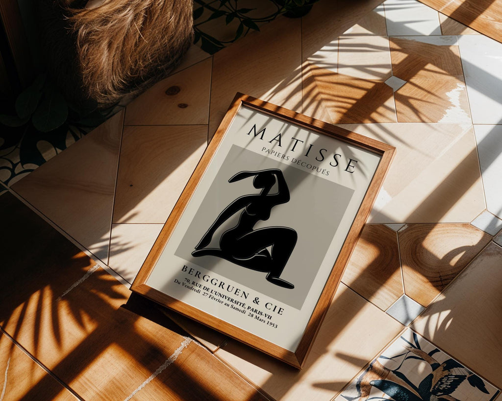 Henri Matisse Print | Inspired Woman Silhouette  | Minimalist Wall Art wall art print, modern home decor, unframed artwork by Nomad & Nest