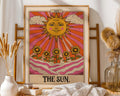 The Sun Tarot Card Print | Mystical Celestial Wall Art wall art print, modern home decor, unframed artwork by Nomad & Nest