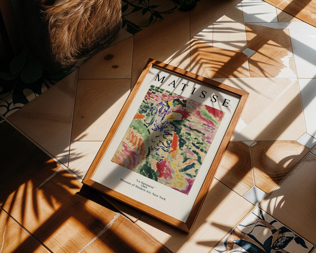 Henri Matisse Print | 'La Japonaise' Fauvist Expressionist Matte Art wall art print, modern home decor, unframed artwork by Nomad & Nest