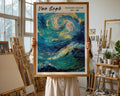 Van Gogh Print | Abstract Sky | Swirling Impressionist Oil Painting wall art print, modern home decor, unframed artwork by Nomad & Nest