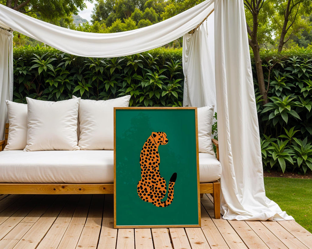 Minimalist Leopard Print | Modern Jungle Wall Art wall art print, modern home decor, unframed artwork by Nomad & Nest
