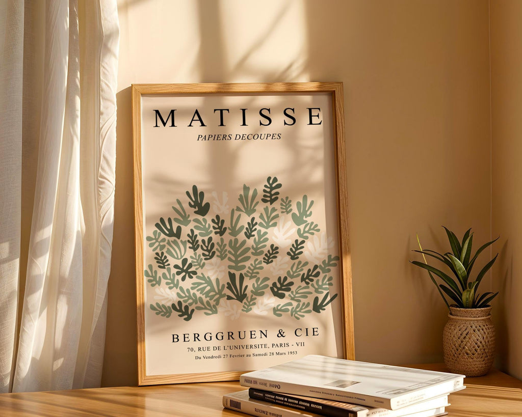 Henri Matisse Print | Inspired Botanical  | Mid Century Modern Wall Art wall art print, modern home decor, unframed artwork by Nomad & Nest