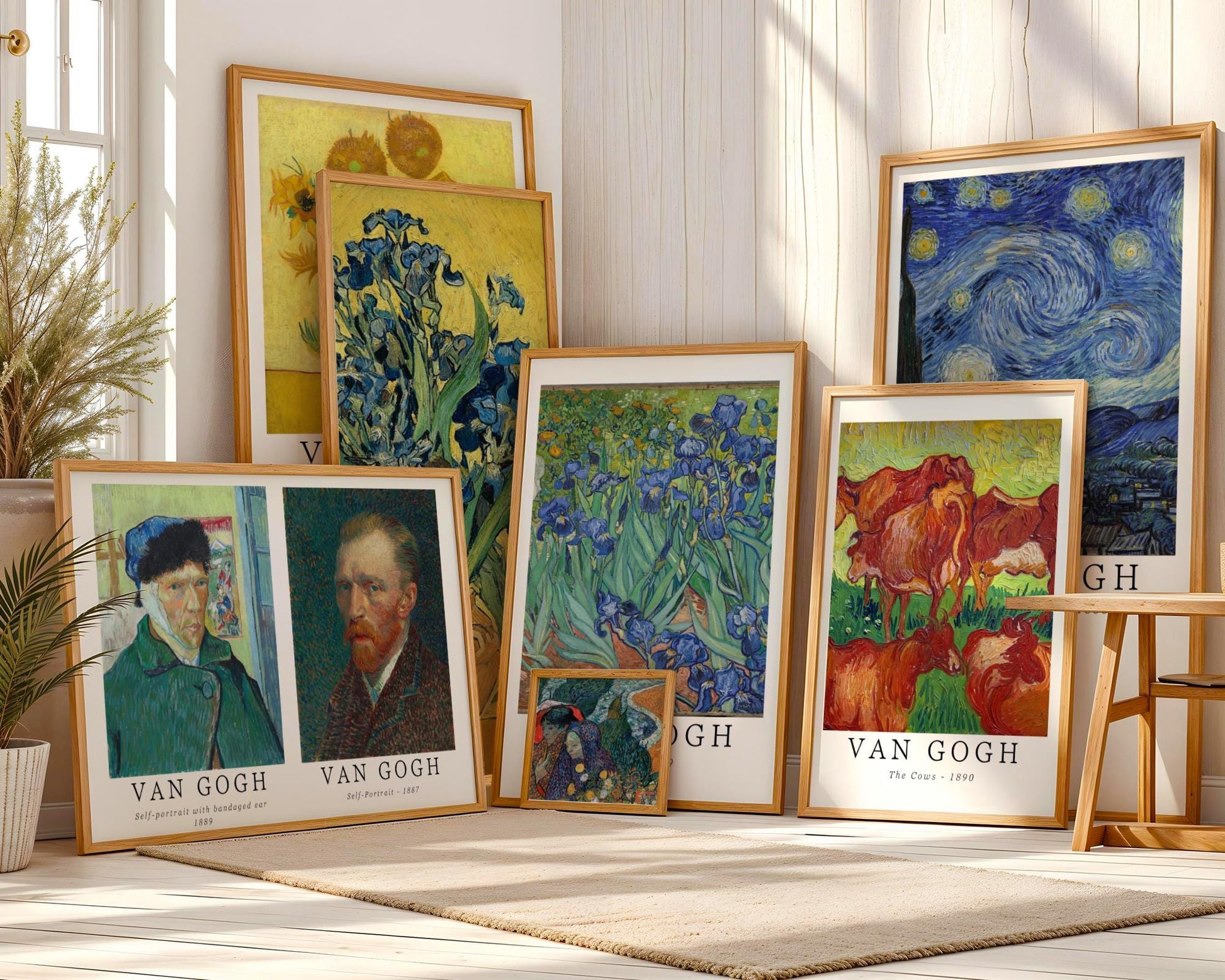 Van Gogh Print | Self Portrait  - Vintage Impressionist Wall Art wall art print, modern home decor, unframed artwork by Nomad & Nest