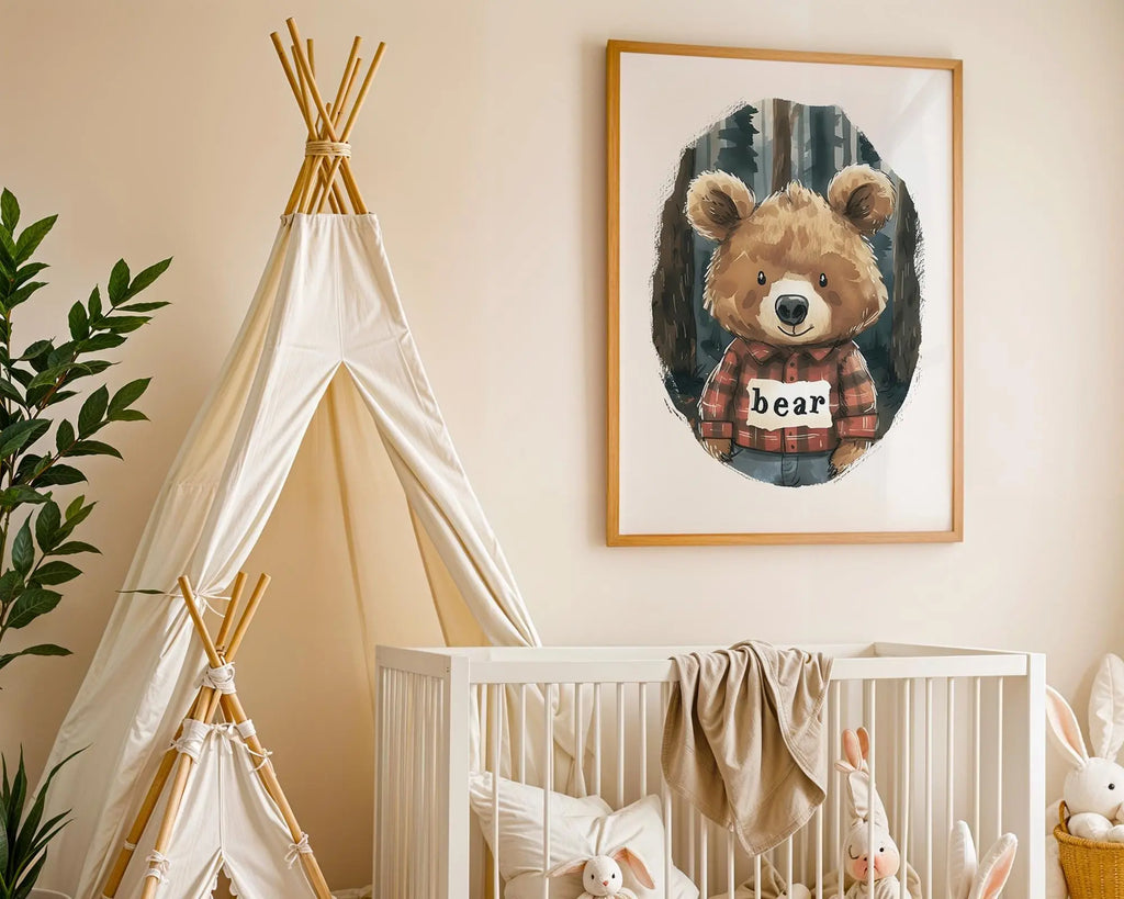 Playroom Ideas | Neutral Hearts Nursery Wall Art | Minimal Boho Baby Print wall art print, modern home decor, unframed artwork by Nomad & Nest