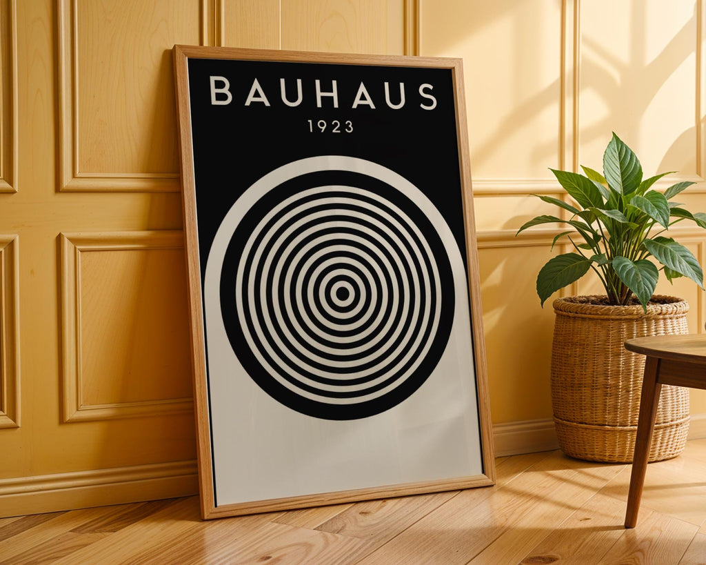 Bauhaus Poster Circle Art Print | Modern Geometric Wall Decor wall art print, modern home decor, unframed artwork by Nomad & Nest