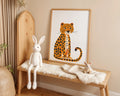 Playroom Ideas | Spotted Leopard Nursery Wall Art | Jungle Animal Decor wall art print, modern home decor, unframed artwork by Nomad & Nest