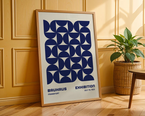 Bauhaus Poster Geometric Print | Modernist Abstract Art wall art print, modern home decor, unframed artwork by Nomad & Nest