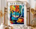 Henri Matisse Print | Inspired Cat Art  | Colorful Coffee Poster wall art print, modern home decor, unframed artwork by Nomad & Nest