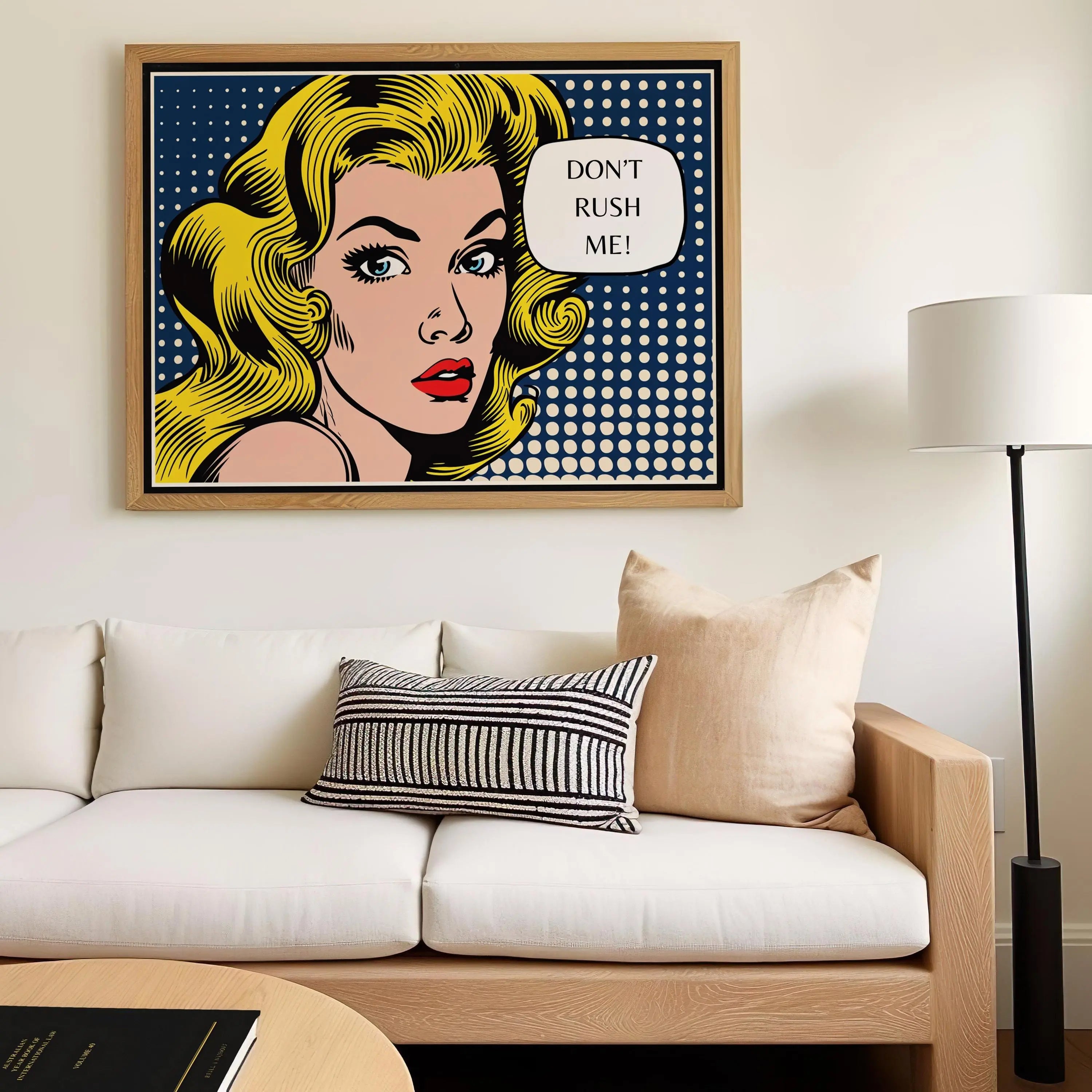 Modern Pop Art | Marilyn Style Print | Retro Comic  Decor wall art print, modern home decor, unframed artwork by Nomad & Nest