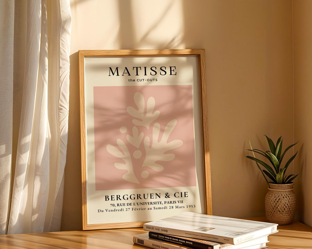 Henri Matisse Print | Coral Cut-Outs  | French Minimalist Art Poster wall art print, modern home decor, unframed artwork by Nomad & Nest