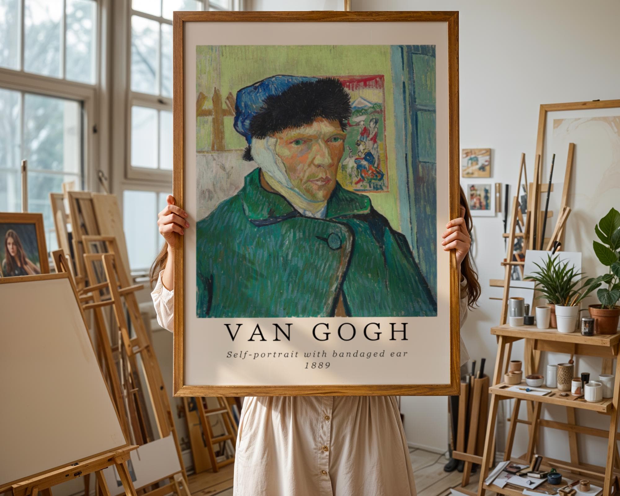Van Gogh Print | Self-Portrait  – Vintage Impressionist Wall Art wall art print, modern home decor, unframed artwork by Nomad & Nest
