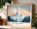 Mount Everest Print | Himalayan Landscape Art wall art print, modern home decor, unframed artwork by Nomad & Nest