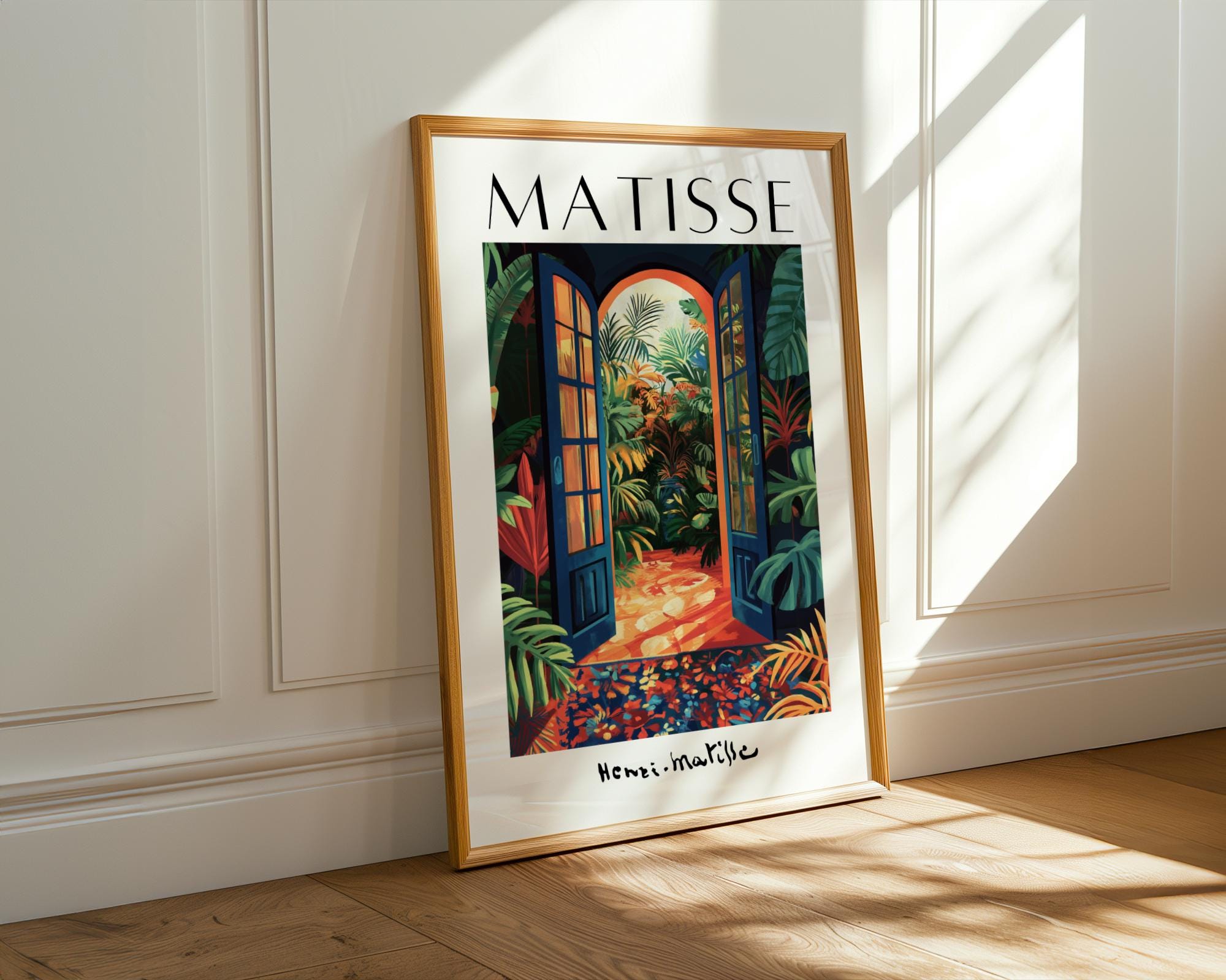 Henri Matisse Print | Inspired Jungle  | Exotic Botanical Wall Art wall art print, modern home decor, unframed artwork by Nomad & Nest