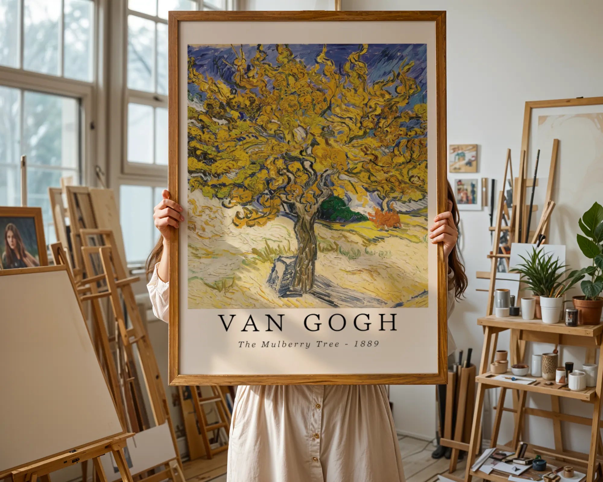 Van Gogh Print | Mulberry Tree  - Vintage Impressionist Landscape Art wall art print, modern home decor, unframed artwork by Nomad & Nest