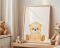 Playroom Ideas | Teddy Bear Nursery Print | Plush Baby Wall Art wall art print, modern home decor, unframed artwork by Nomad & Nest