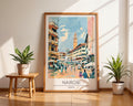 Nairobi Kenya City Art Print | Vibrant African Travel Poster wall art print, modern home decor, unframed artwork by Nomad & Nest