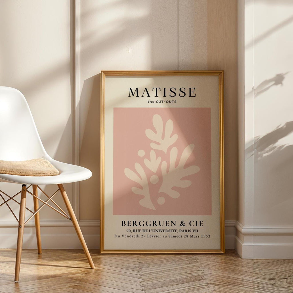 Henri Matisse Print | Coral Cut-Outs  | French Minimalist Art Poster wall art print, modern home decor, unframed artwork by Nomad & Nest