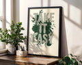 Take It Easy Botanical Print | Modern Floral Wall Art wall art print, modern home decor, unframed artwork by Nomad & Nest